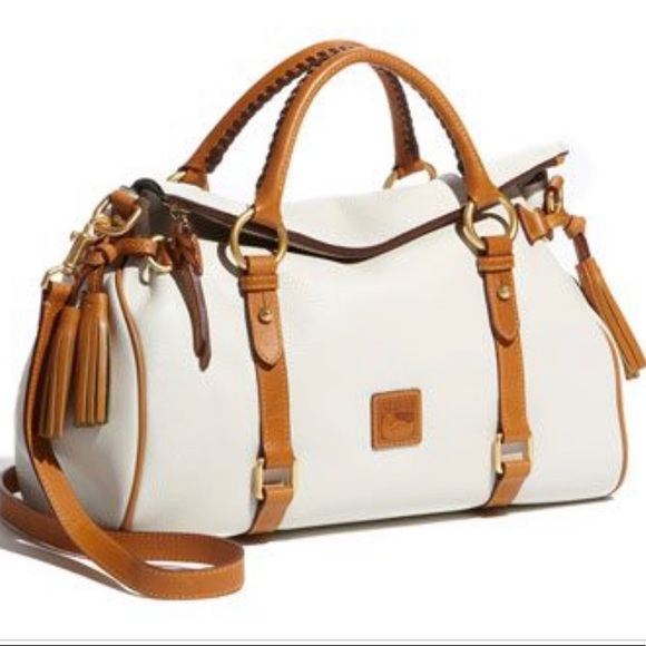 Dooney & Bourke Handbags - Large Dooney & Bourke Florentine Vachetta Leather Satchel